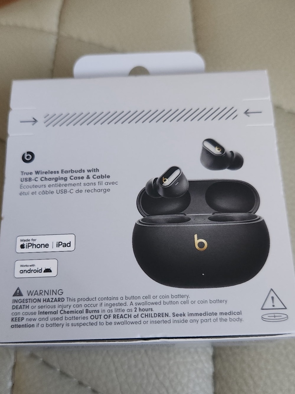 Beats True Wireless Earbuds with Charging Case - Black